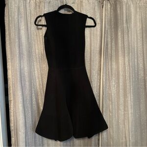 Torn by Ronny Kobo Black Textured Mini Dress